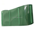Зеленая конвейерная лента перегородки юбки ПВХ очищенная конвейерной лентой качества еды